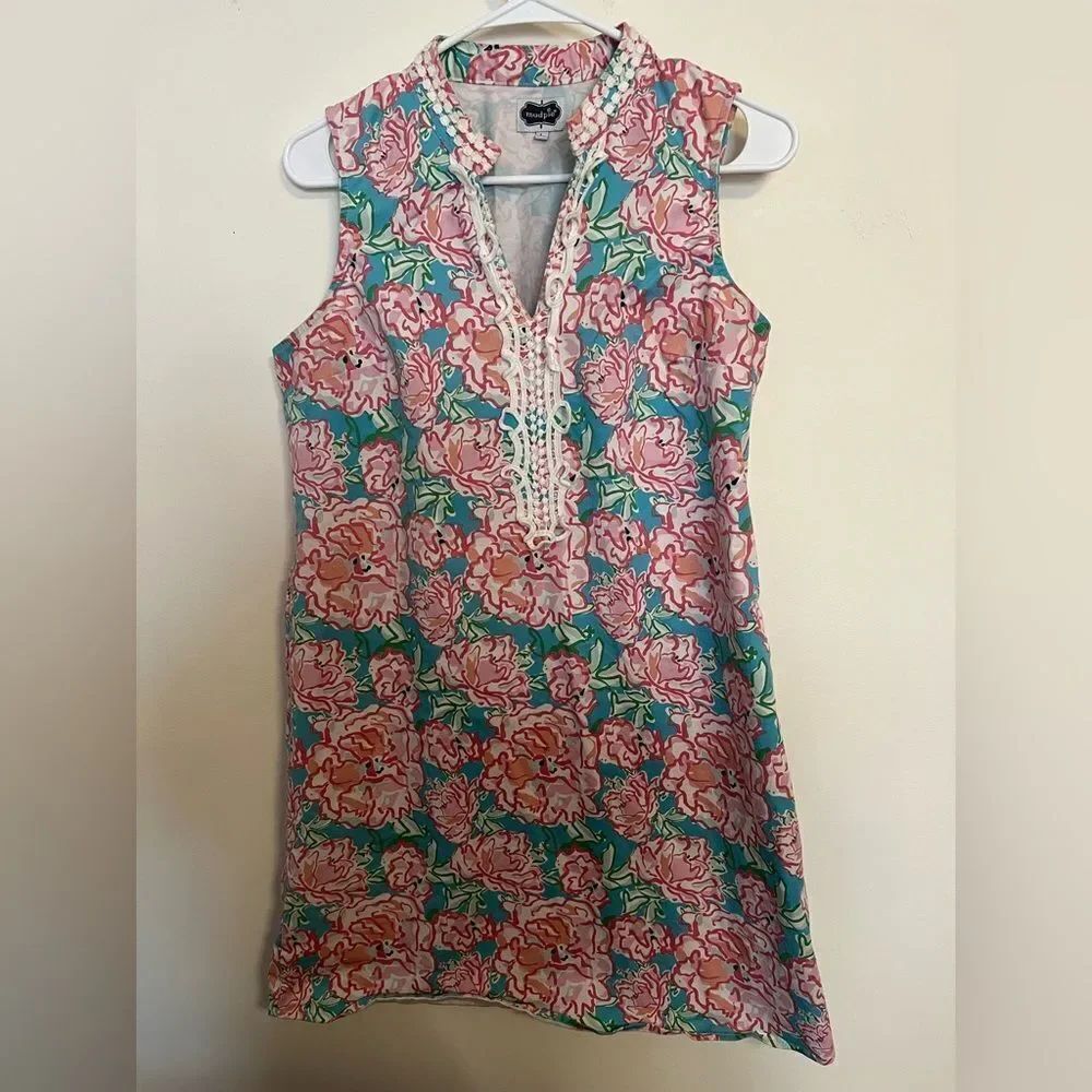 Mud Pie Pastel Floral Dress
